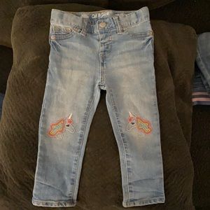 Cat & Jack 18m unicorn jeans